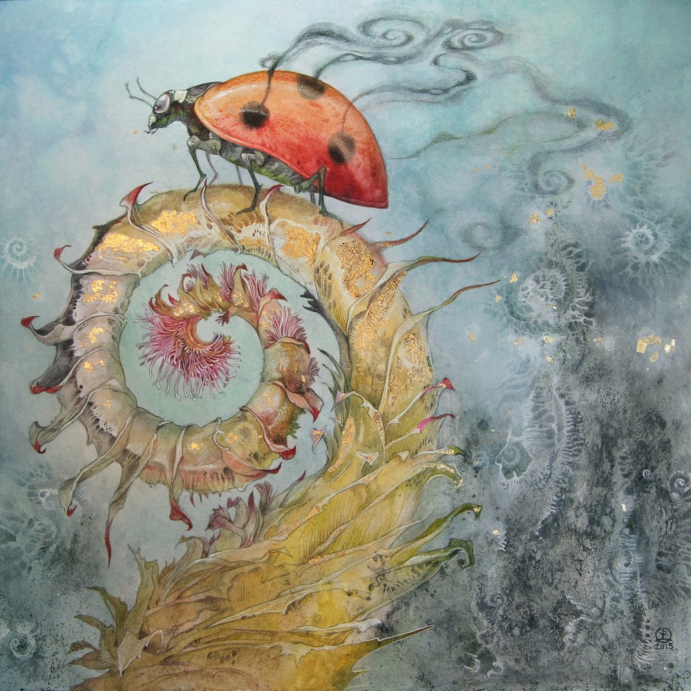 Ladybug's Golden Spiral