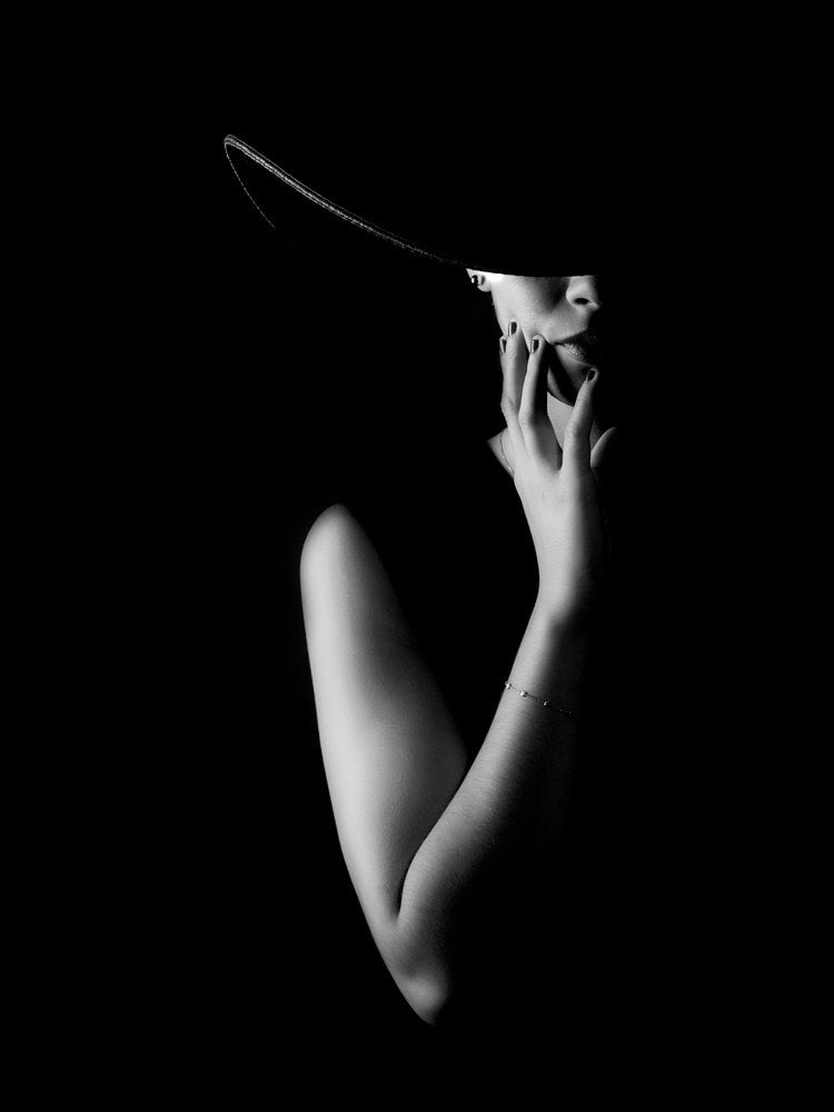 Mysterious Woman Black Hat
