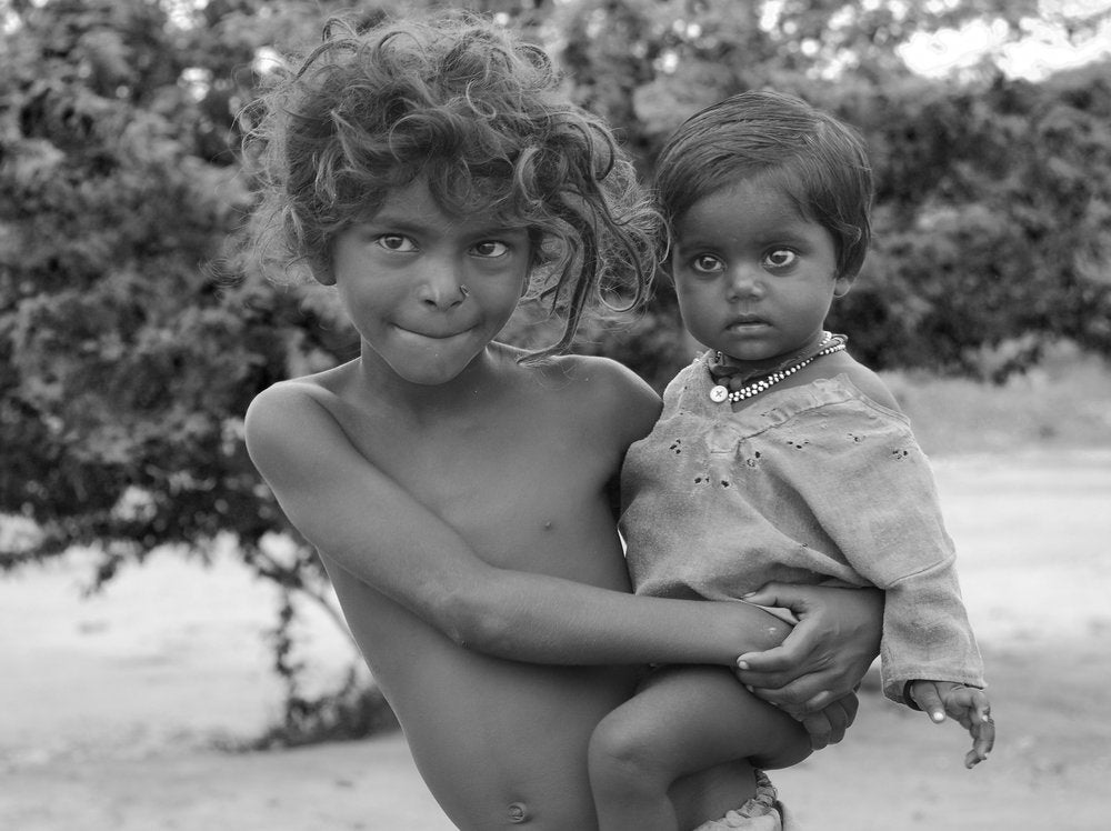 Young Siblings Portrait