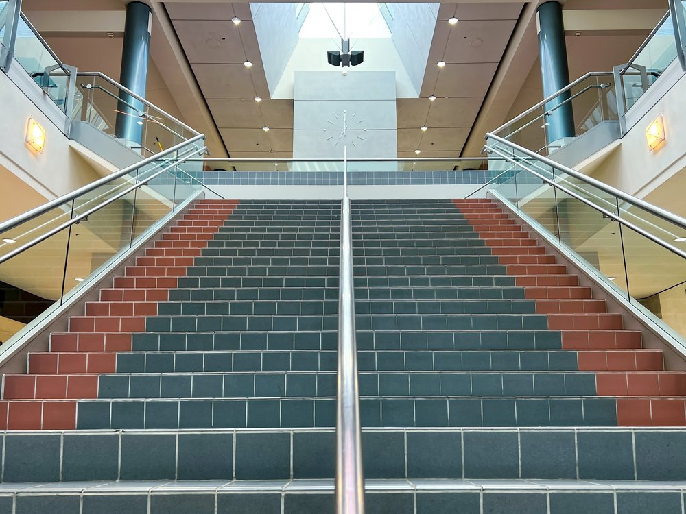 Modern Stairway Ascent