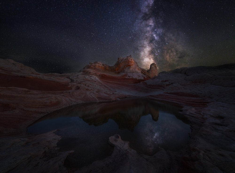 Milky Way Desert Reflection