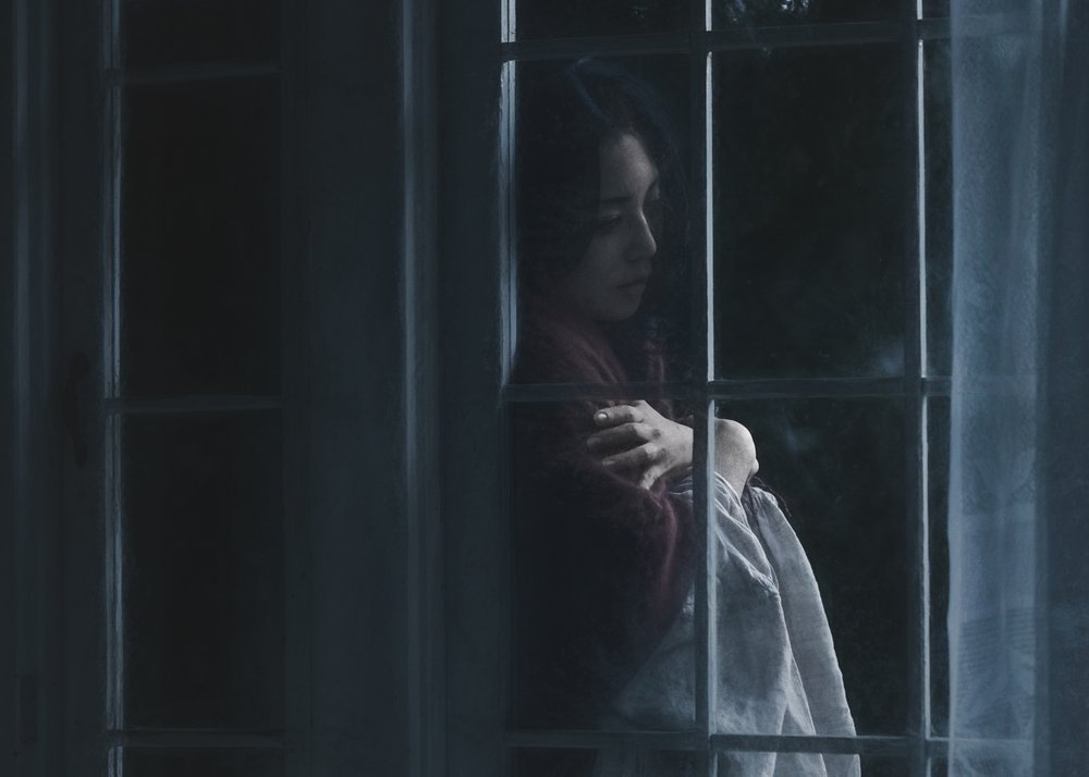 Quiet Woman By Window
