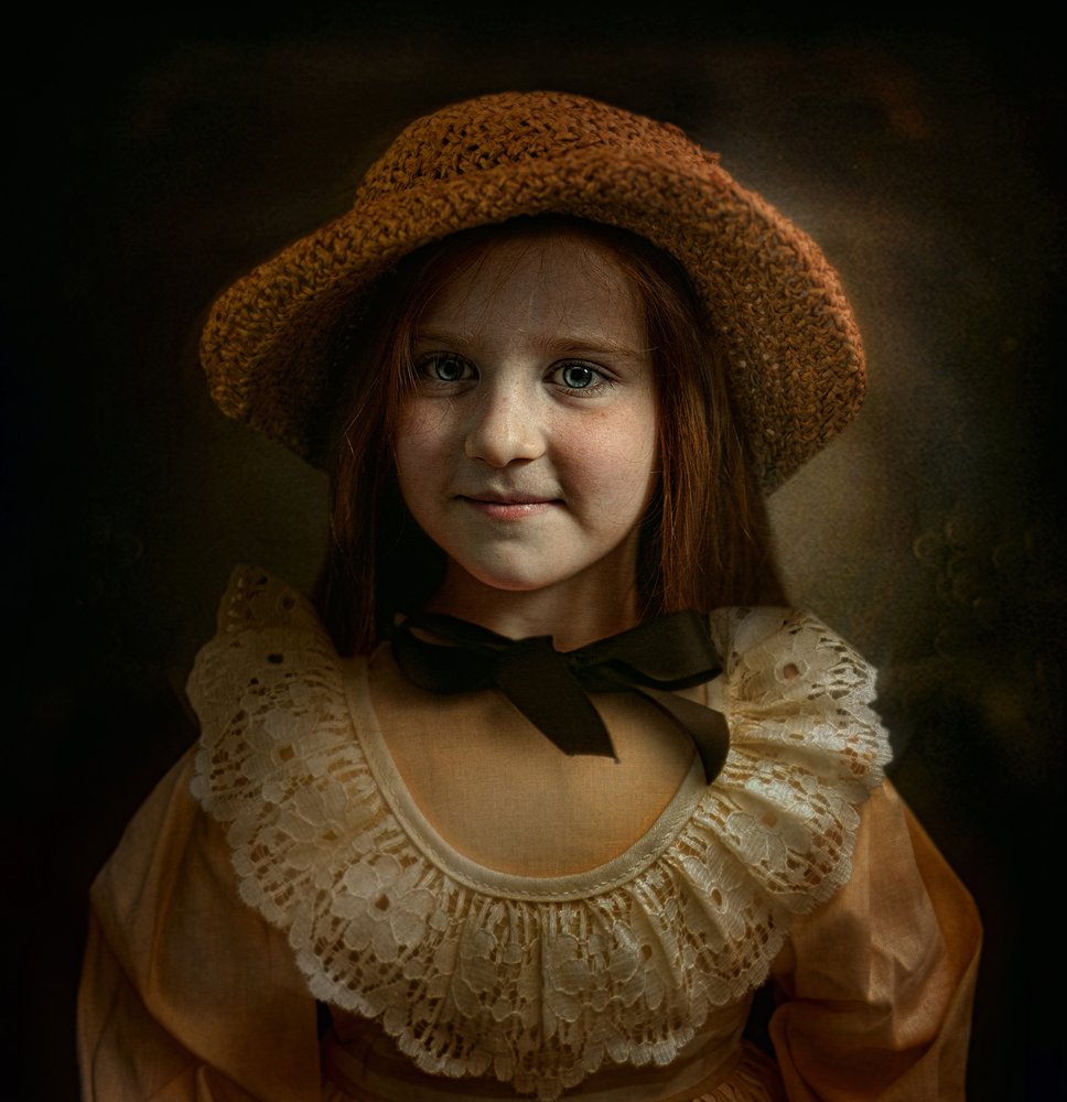 Girl in Straw Hat