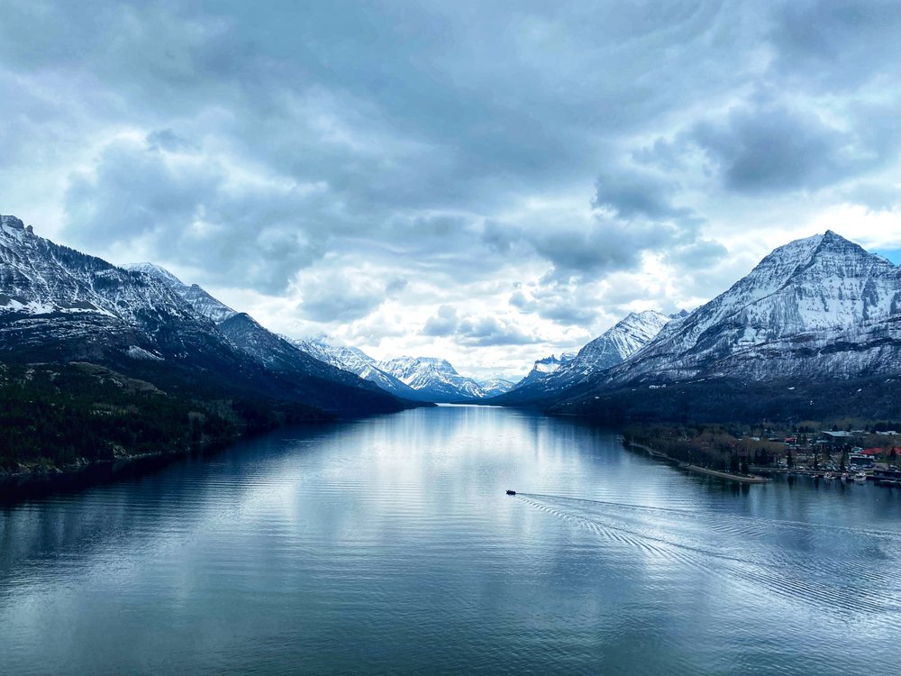 Snowy Mountain Lake