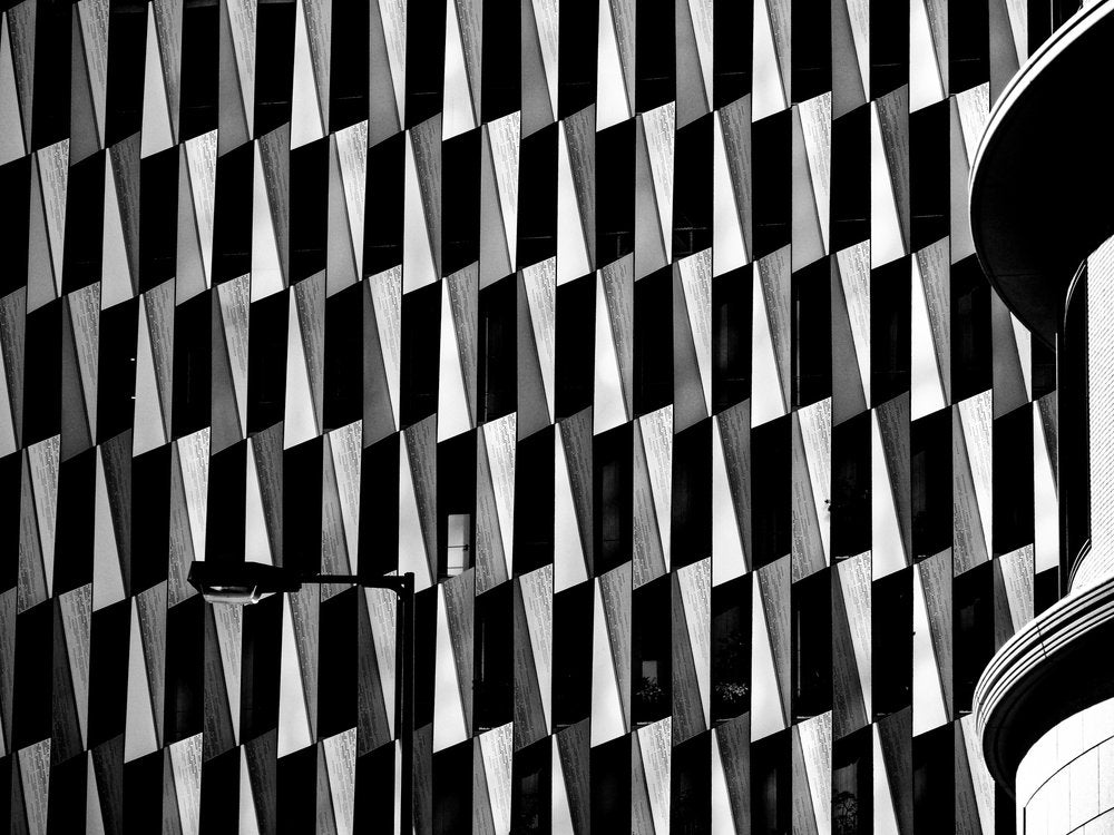 Modern Geometric Facade