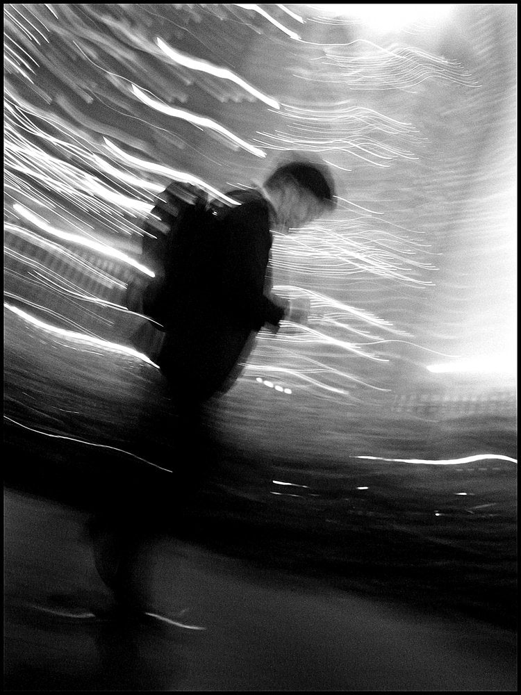 Walking Man Motion Blur
