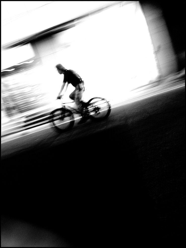 Speeding Urban Cyclist