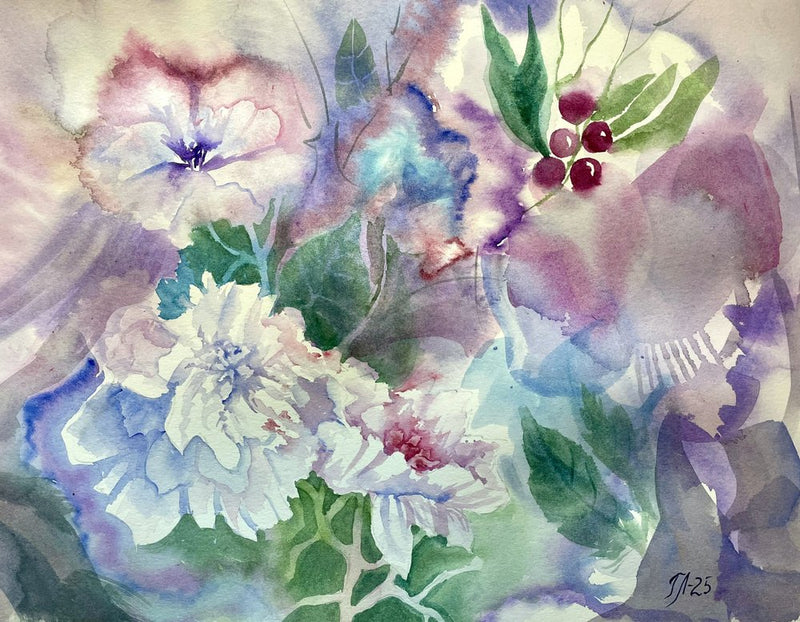 Dreamy Watercolor Garden