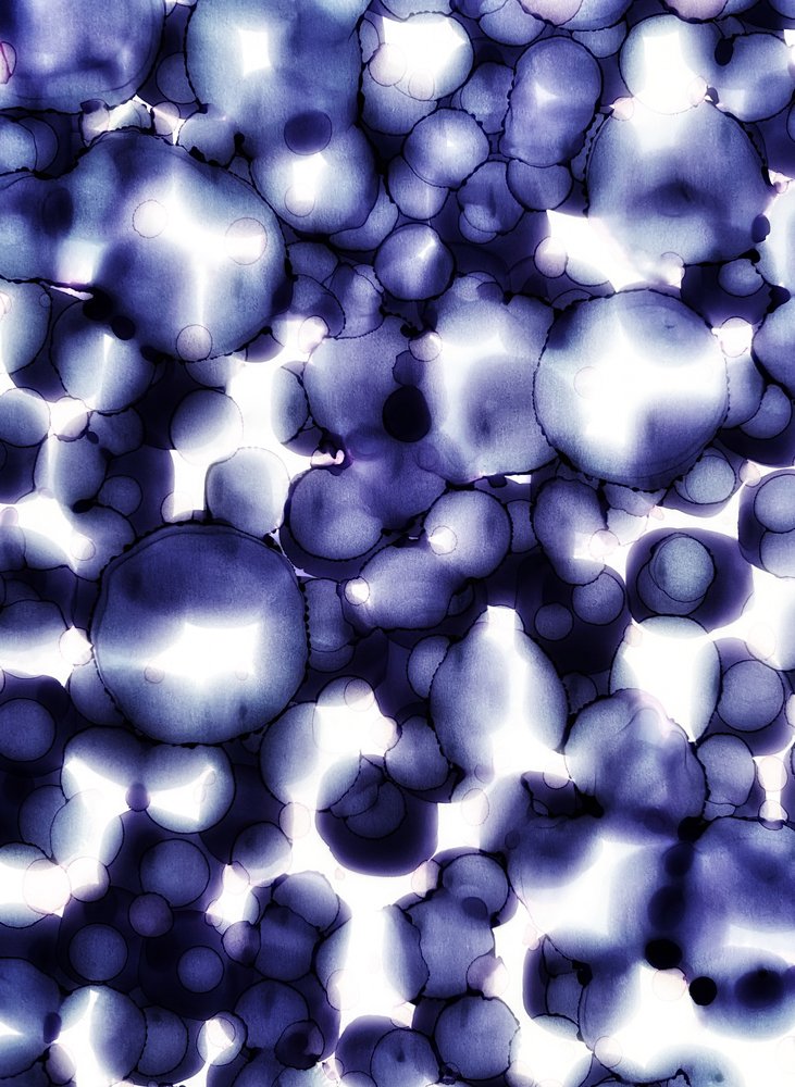 Glowing Blue Fluid