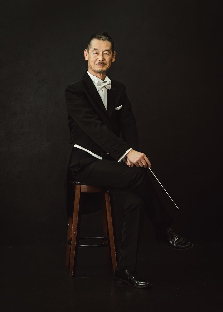 Elegant Conductor Portrait