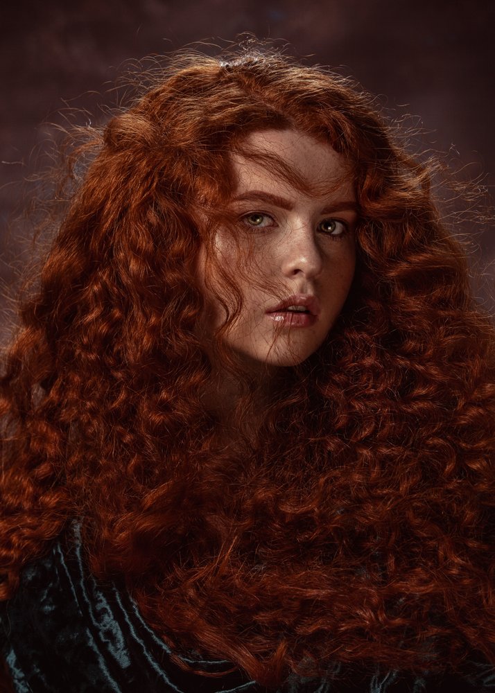 Redhead Woman Portrait