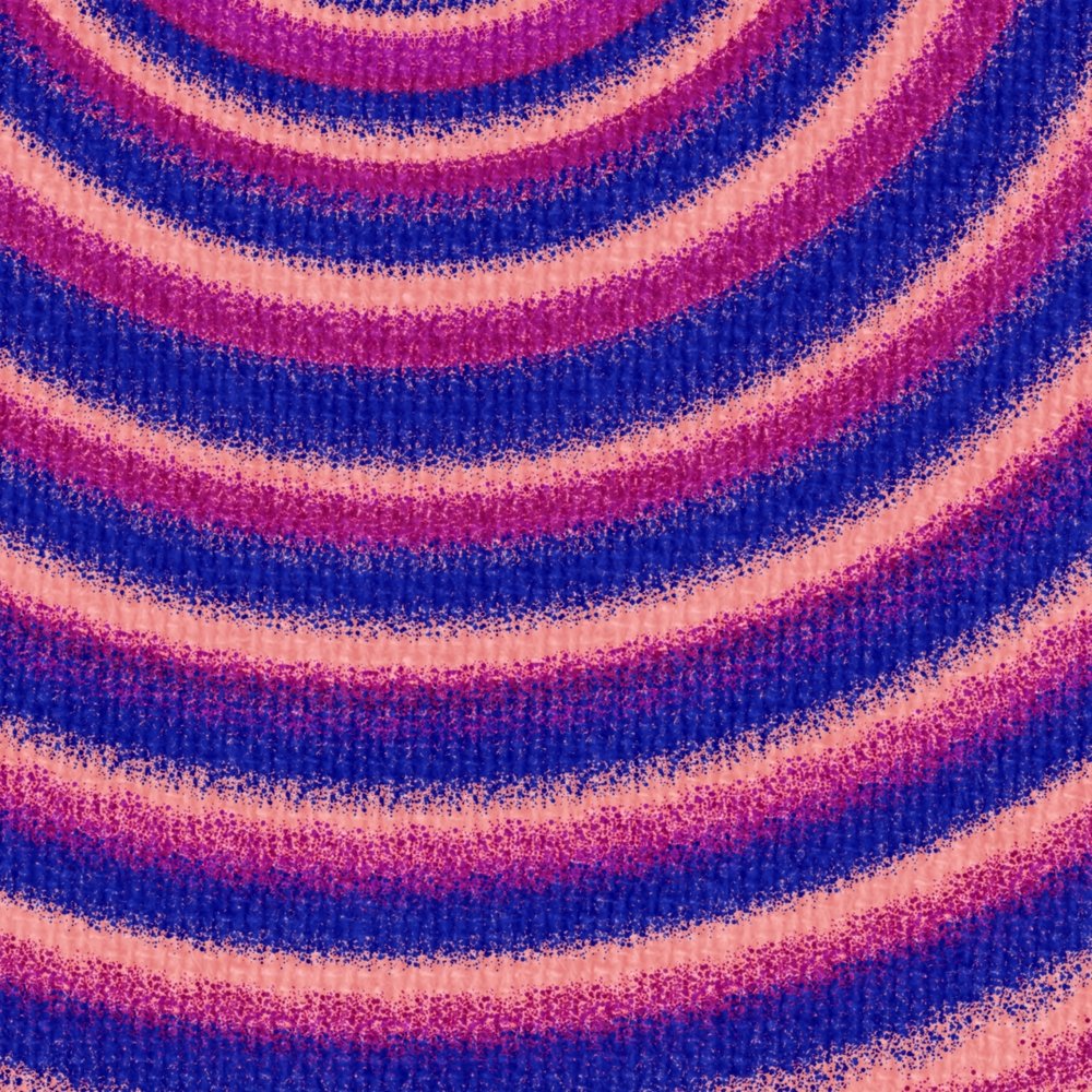 Vibrant Concentric Waves