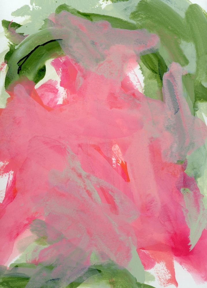 Vibrant Floral Abstract