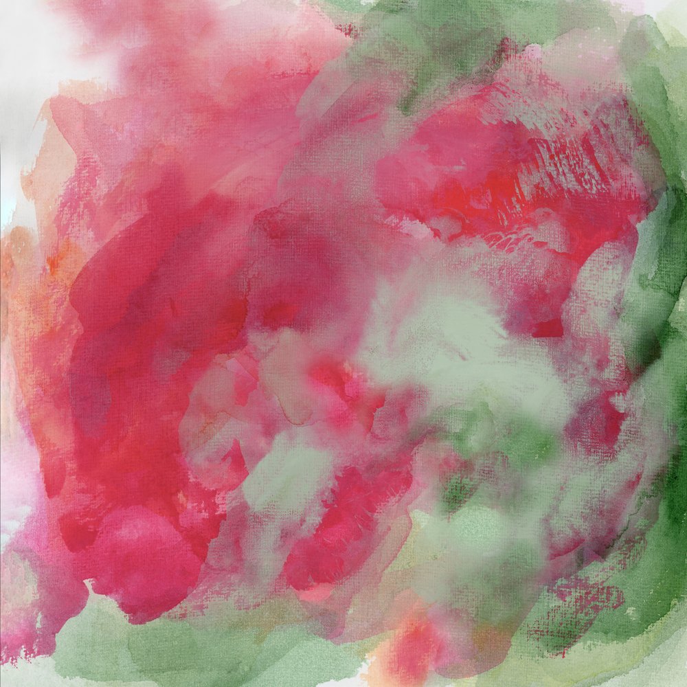 Fluid Pink Green Art