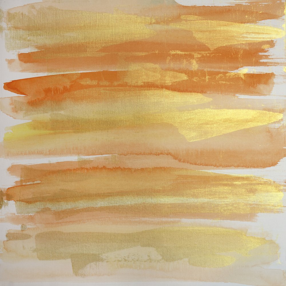 Luminous Golden Strokes