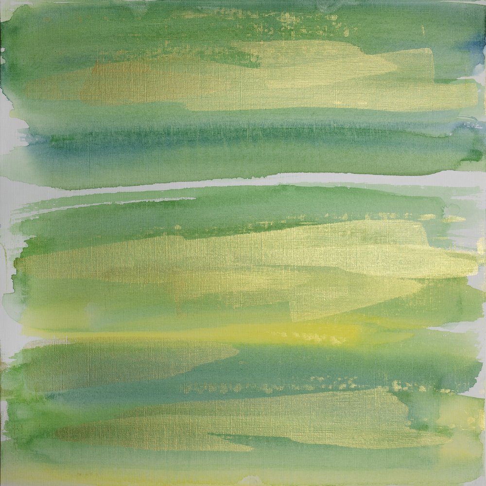 Shimmering Green Layers