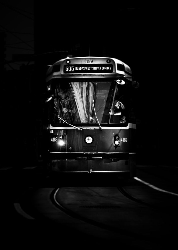 Night Streetcar Glow
