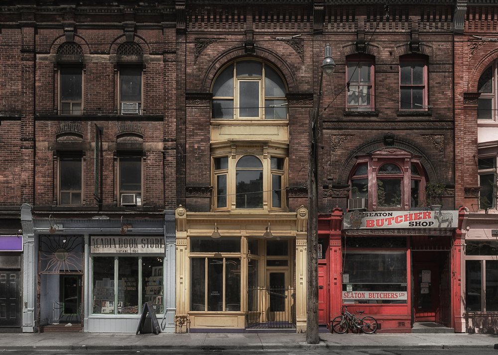 Vintage Brick Storefronts