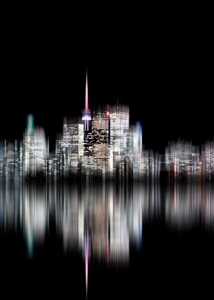 Toronto Night Reflection