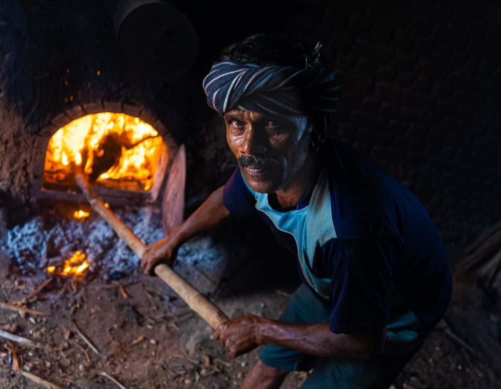 Traditional Oven Worker