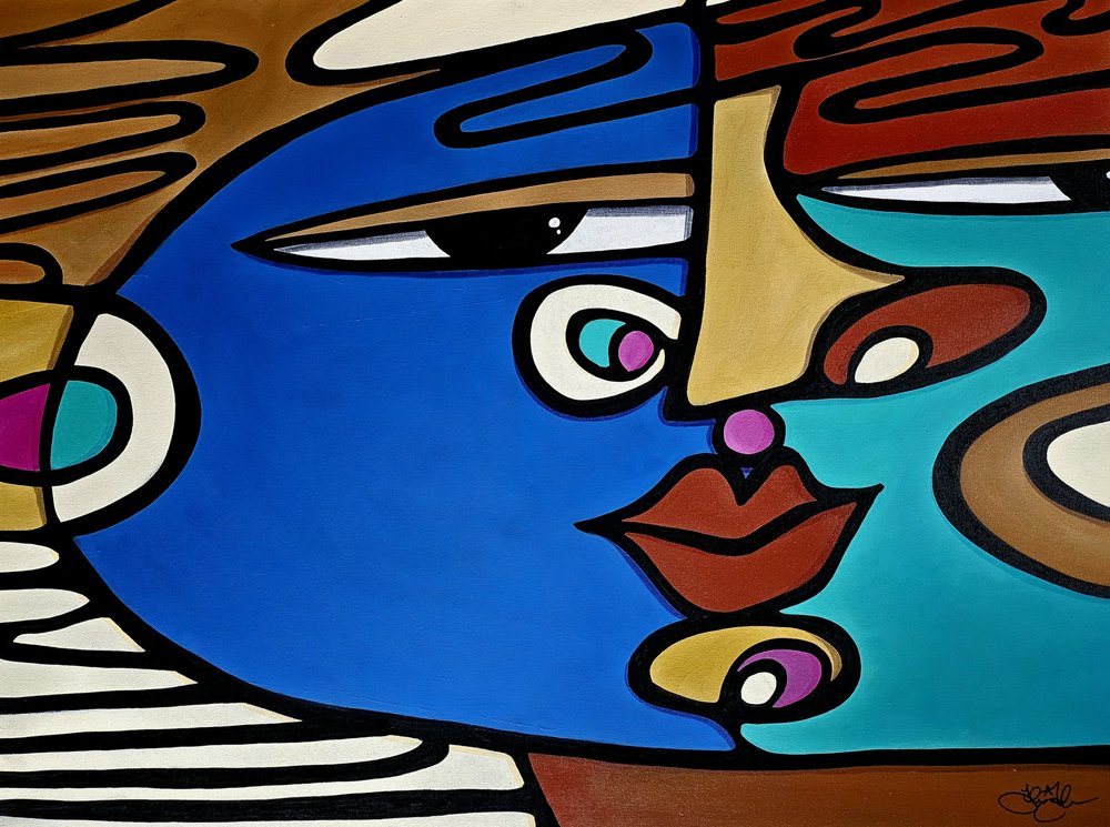 Bold Abstract Face