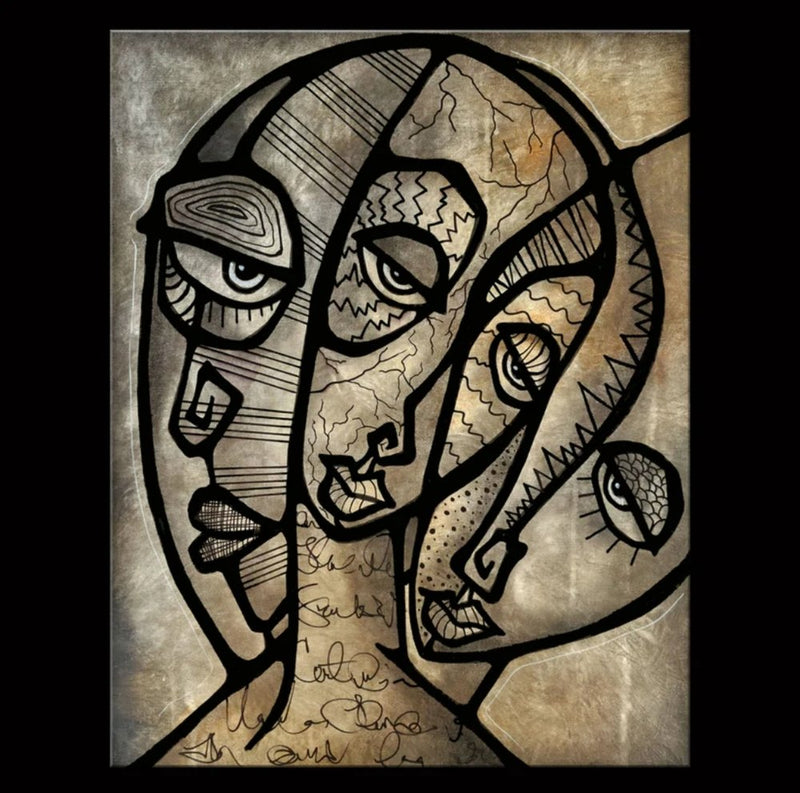 Introspective Cubist Faces