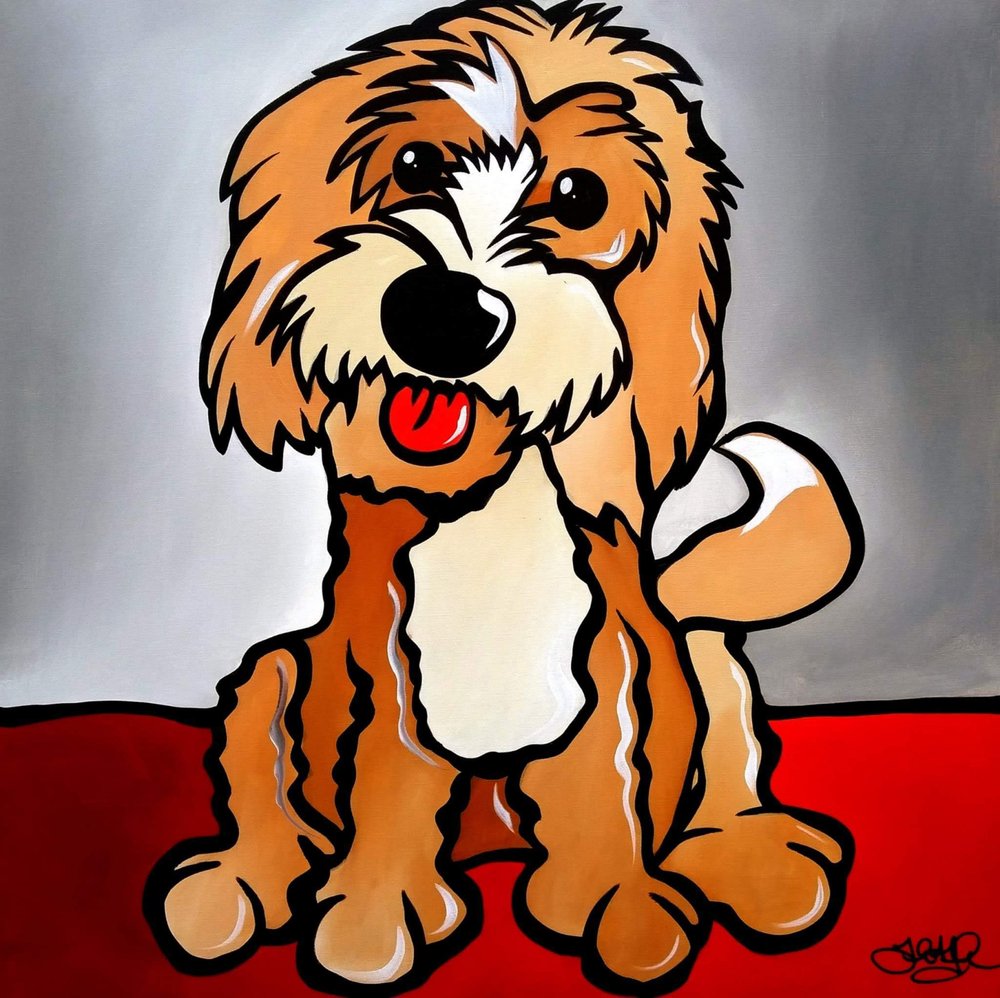 Happy Cartoon Dog