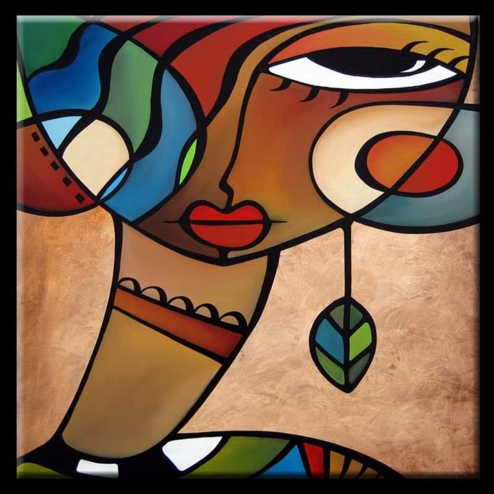 Colorful Abstract Woman