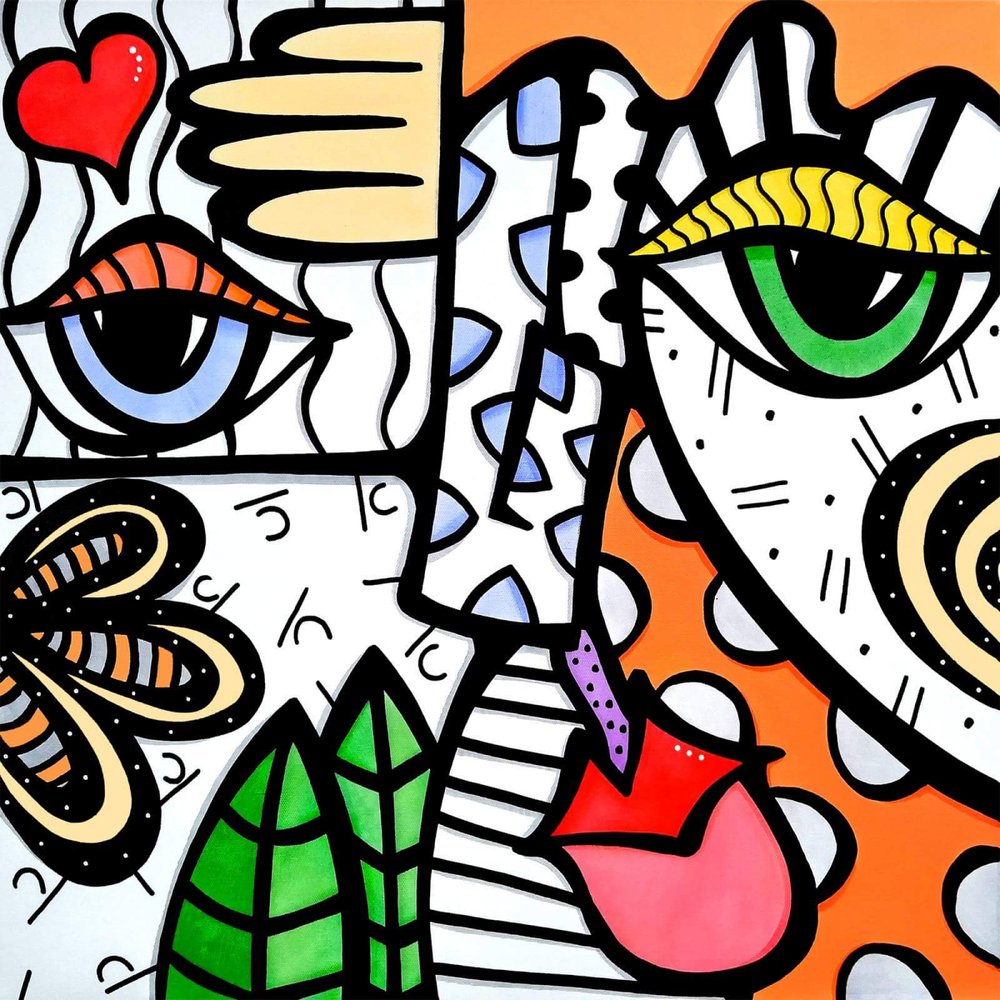 Vibrant Pop Art Portrait