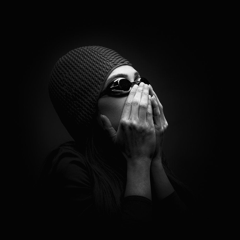 Dramatic Swimmer Portrait