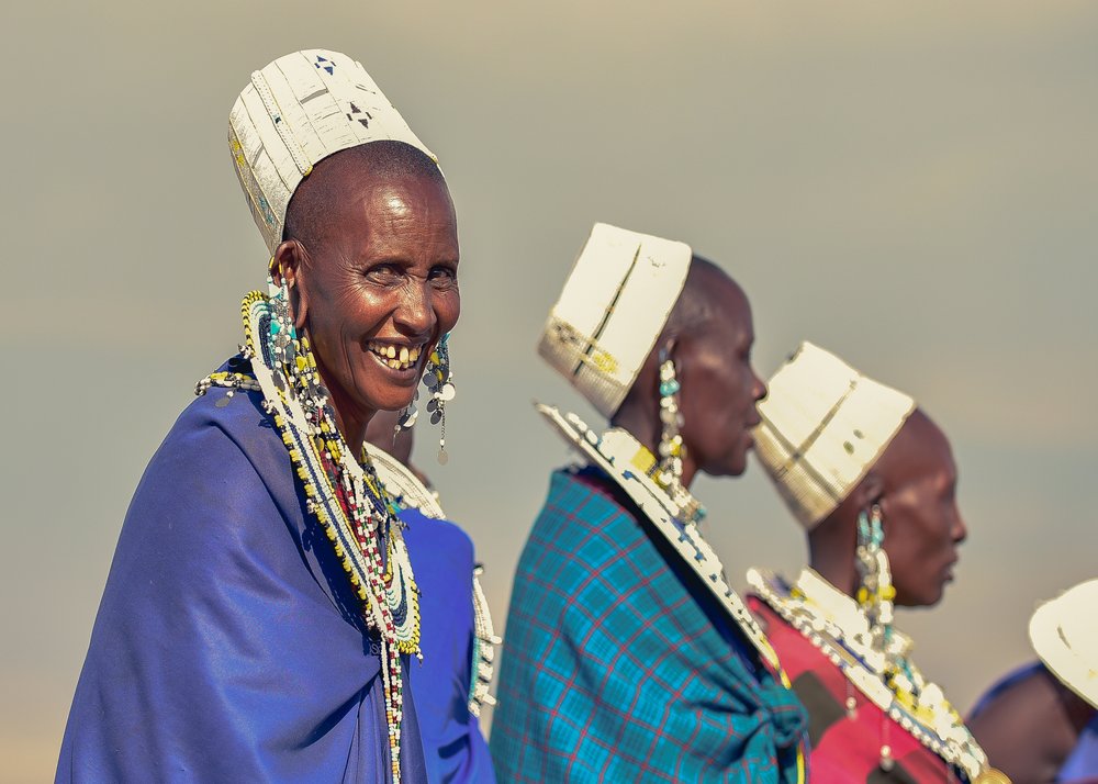 Maasai Women Smiling