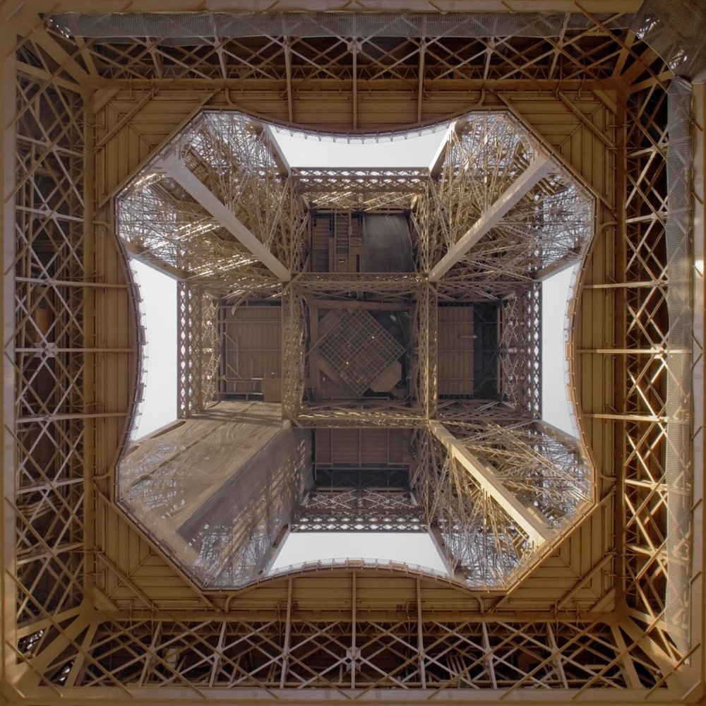 Eiffel Tower Upward View