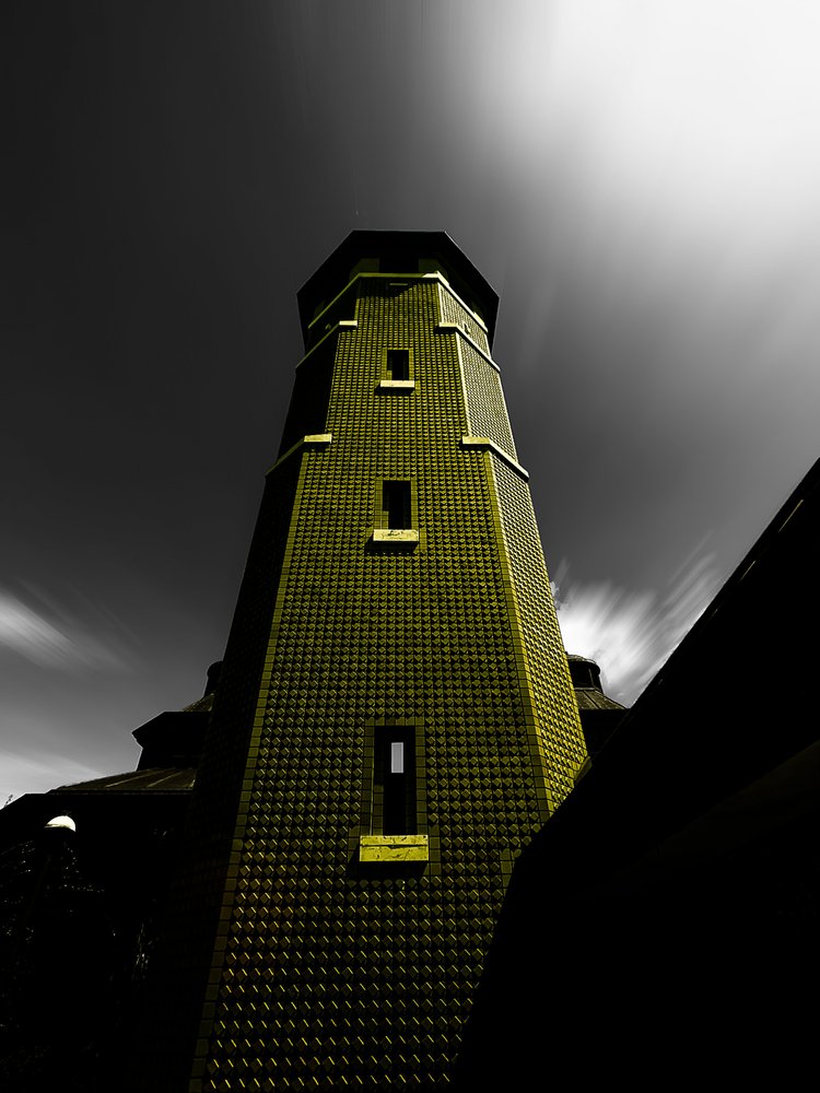 Imposing Yellow Tower