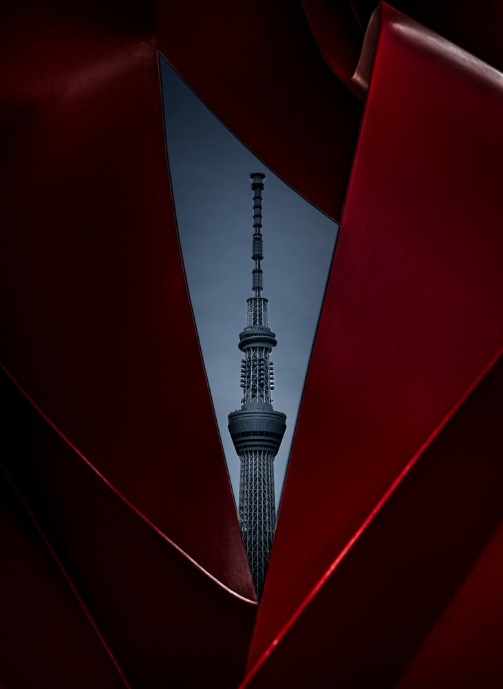 Red Framed Skytree