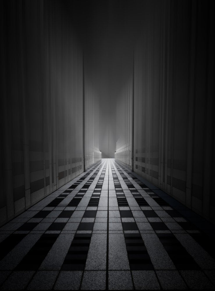 Dark Architectural Passage