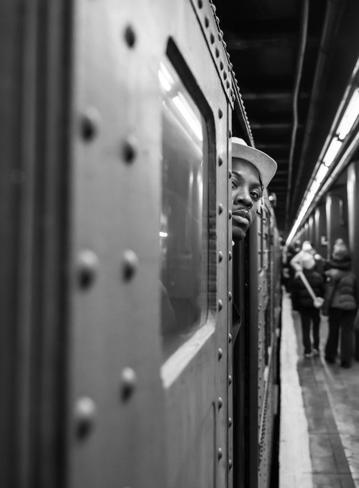Subway Window Gaze