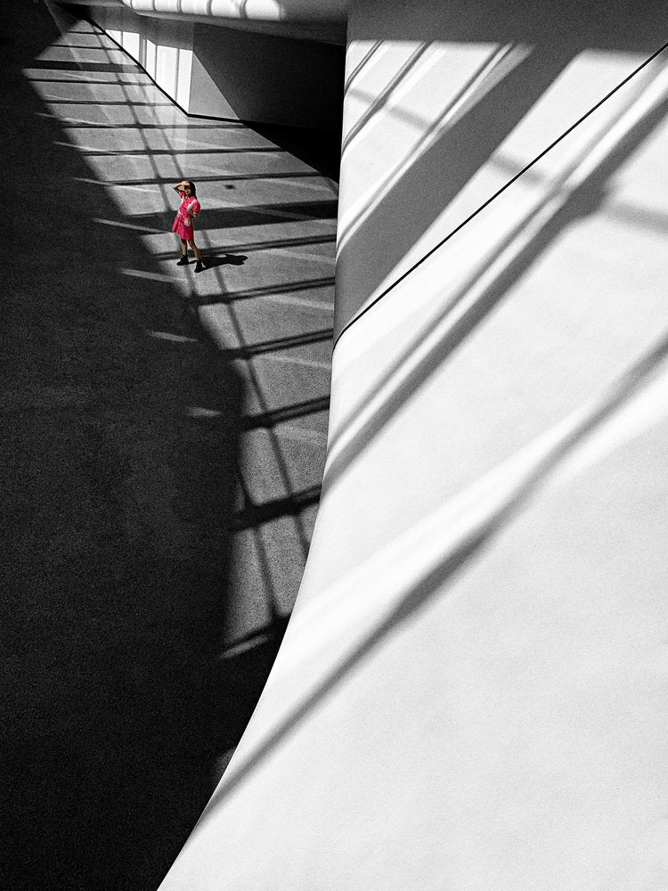 Pink Dress Bright Shadows