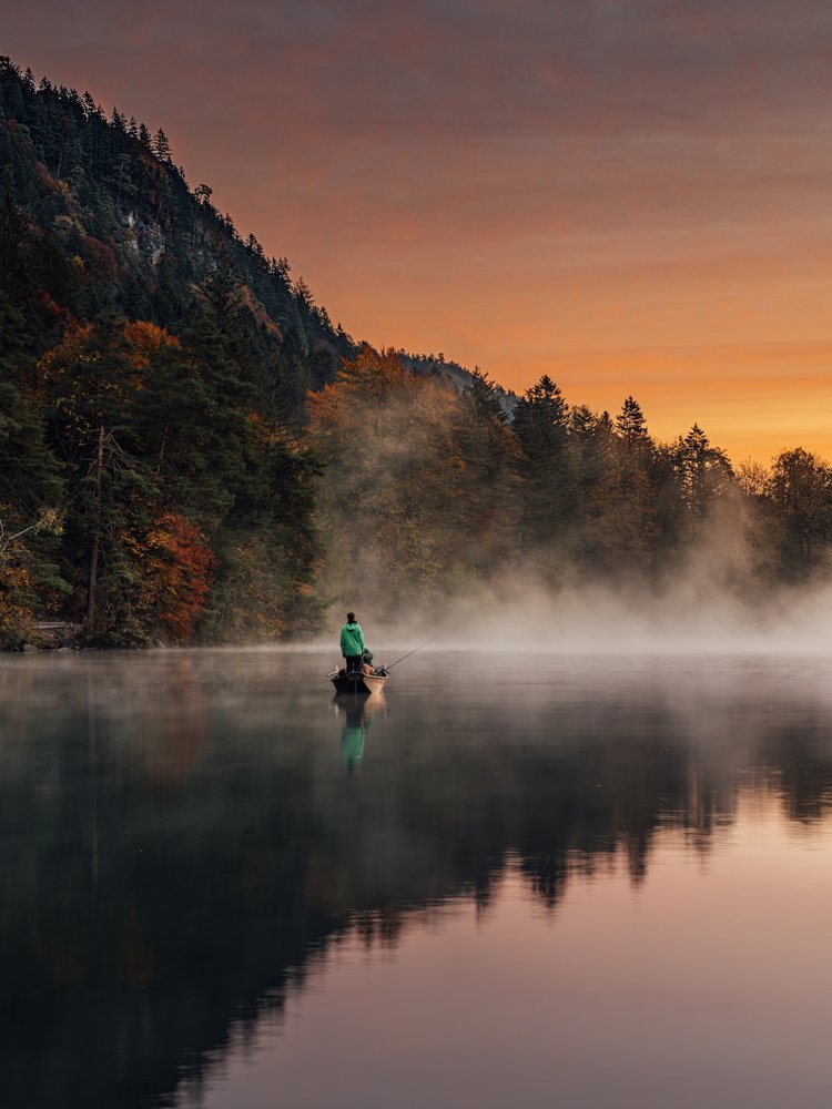Misty Morning Fishing