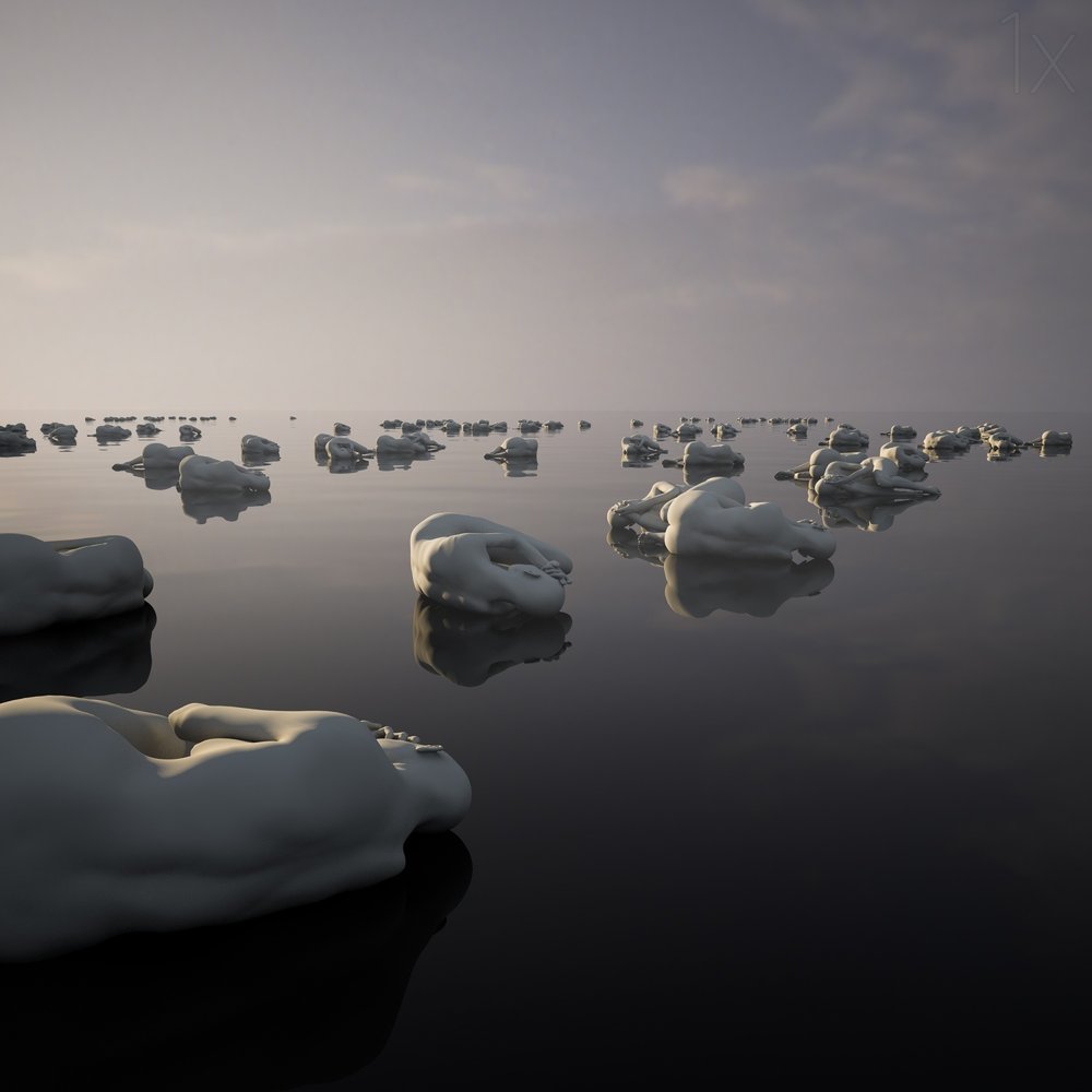 Serene Floating Forms