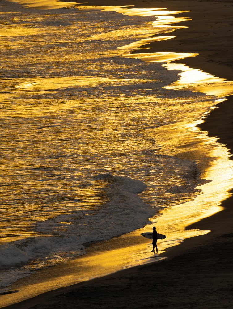 Golden Hour Surfer