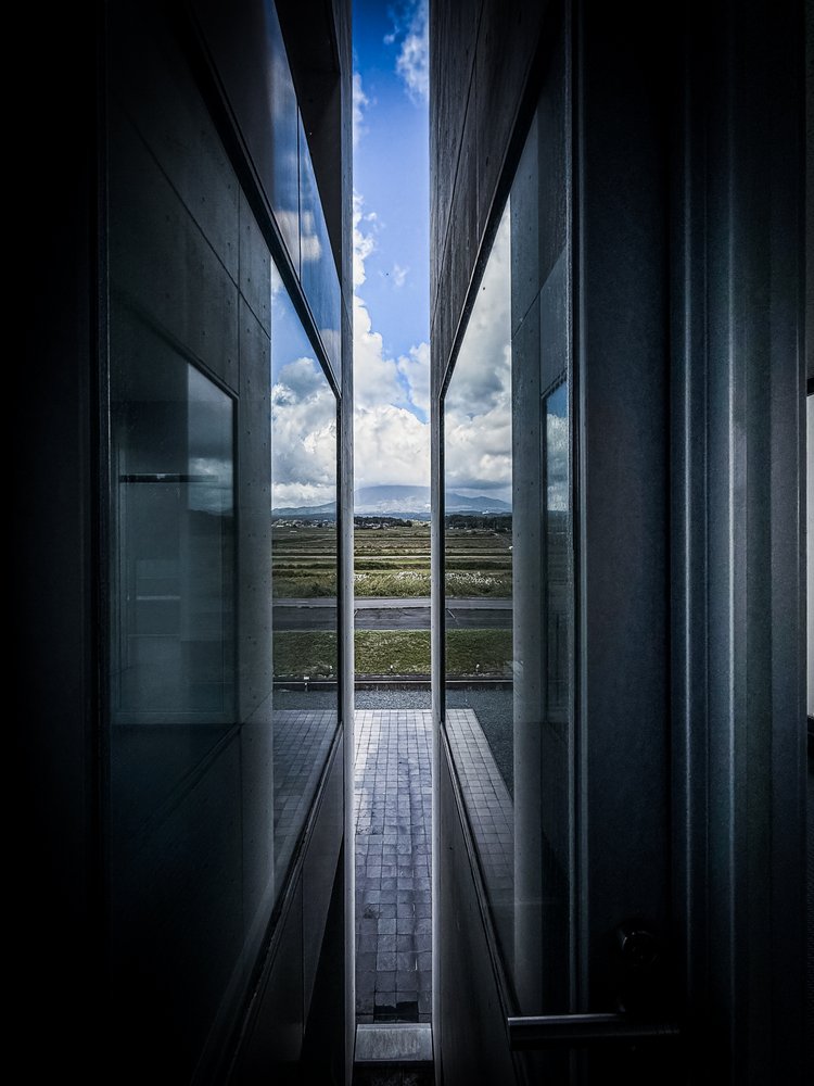 Sky Between Modern Walls