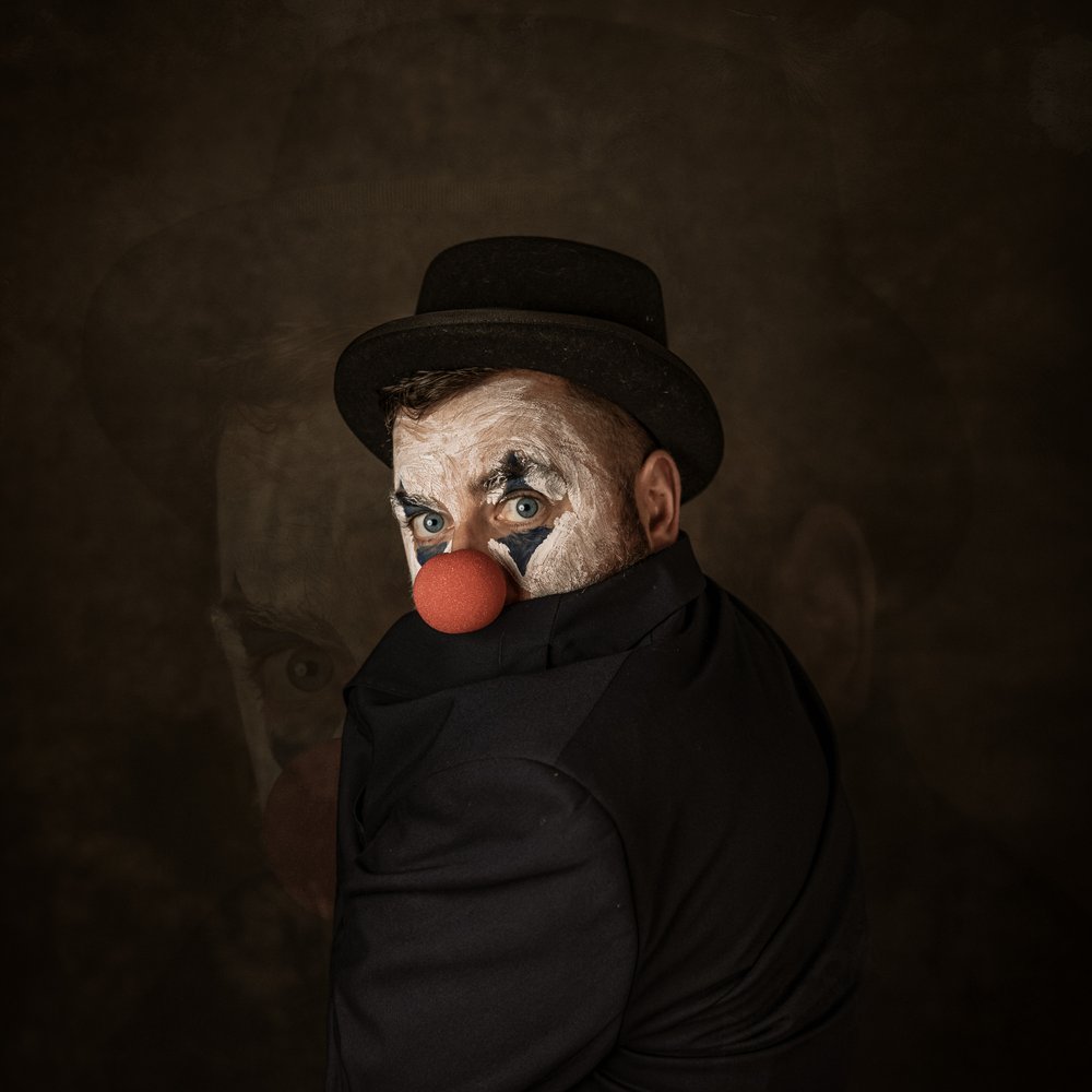 Mysterious Clown Gaze
