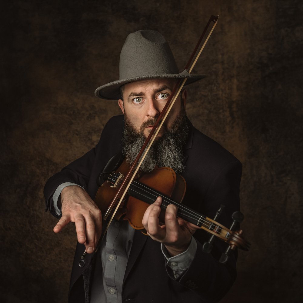 Focused Violin Portrait