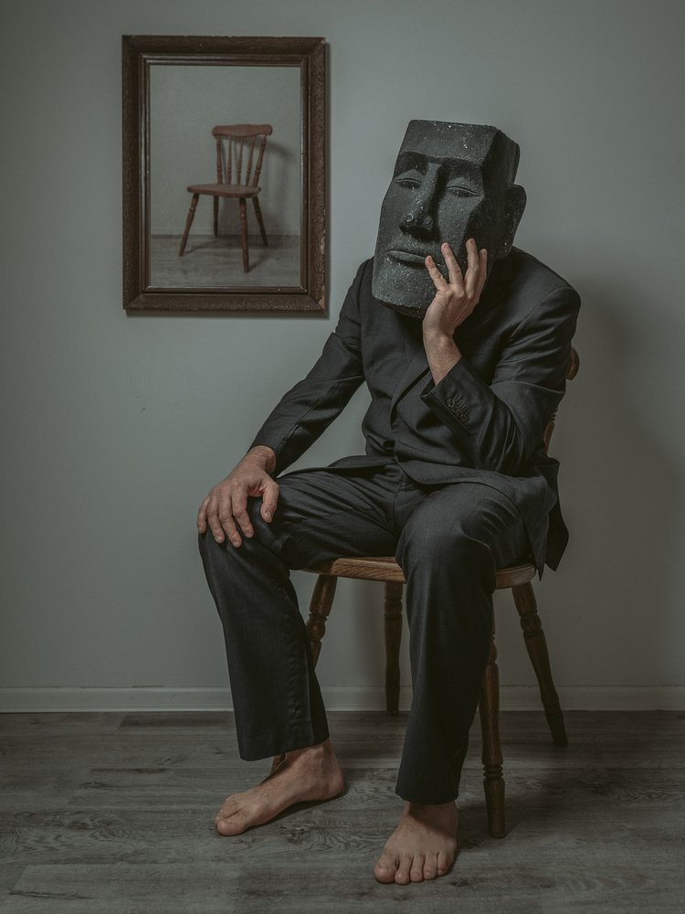 Masked Man Reflection