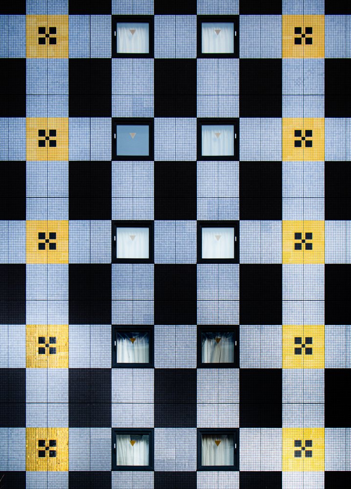Modern Geometric Facade