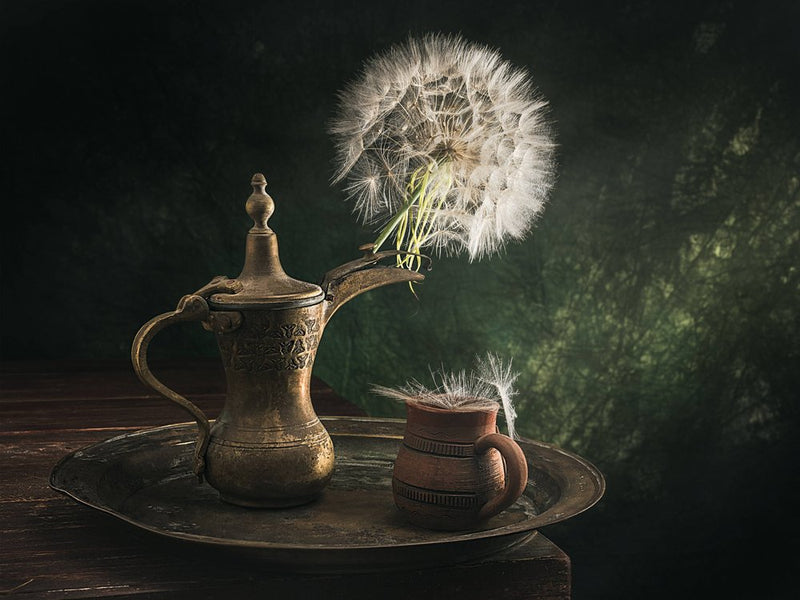 Dandelion Coffee Still Life