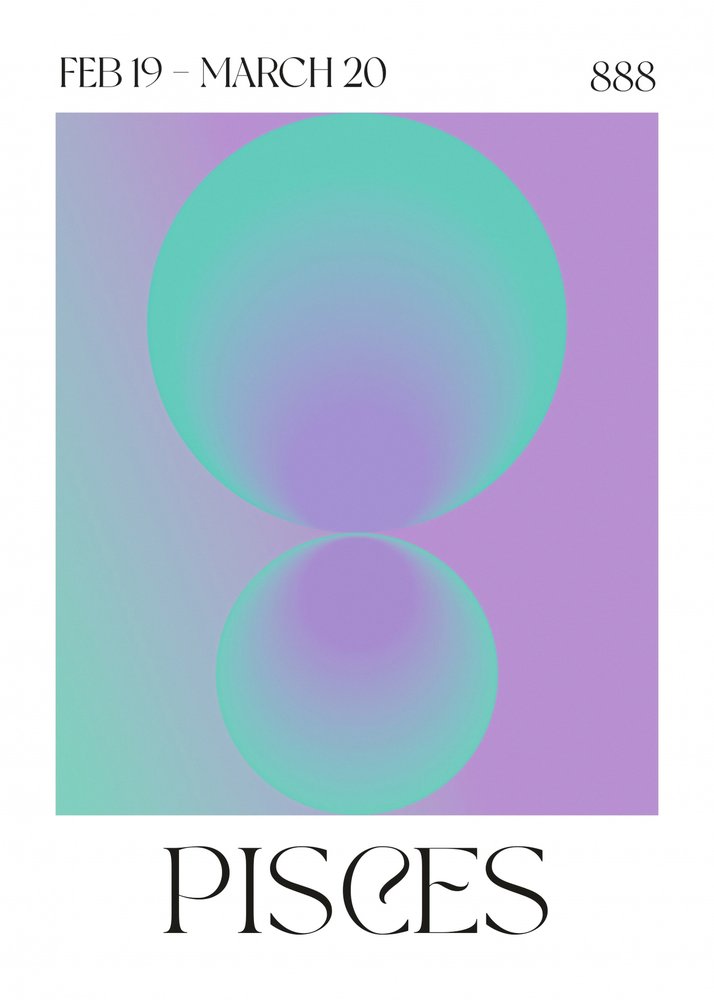 Pisces Zodiac Gradient