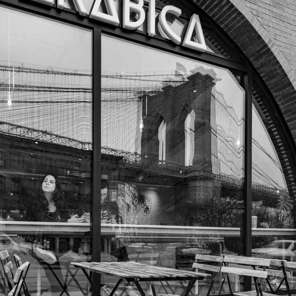 Brooklyn Bridge Reflection