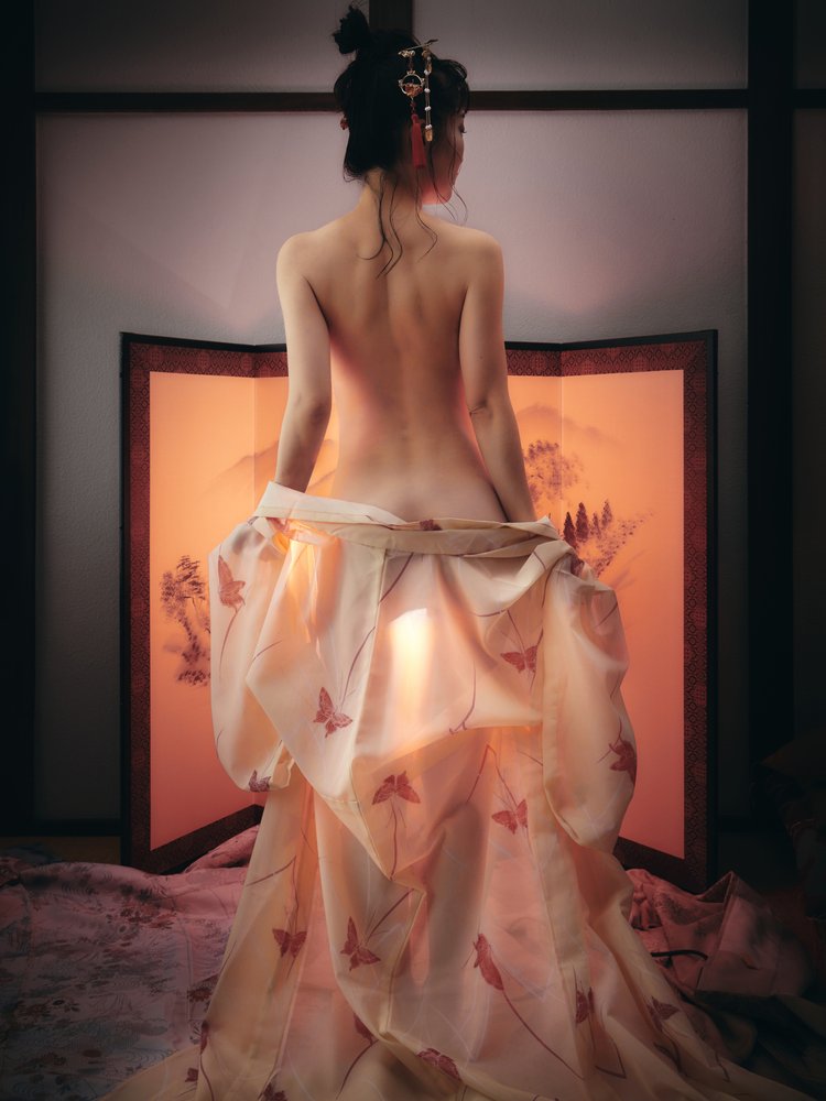 Elegant Japanese Disrobing