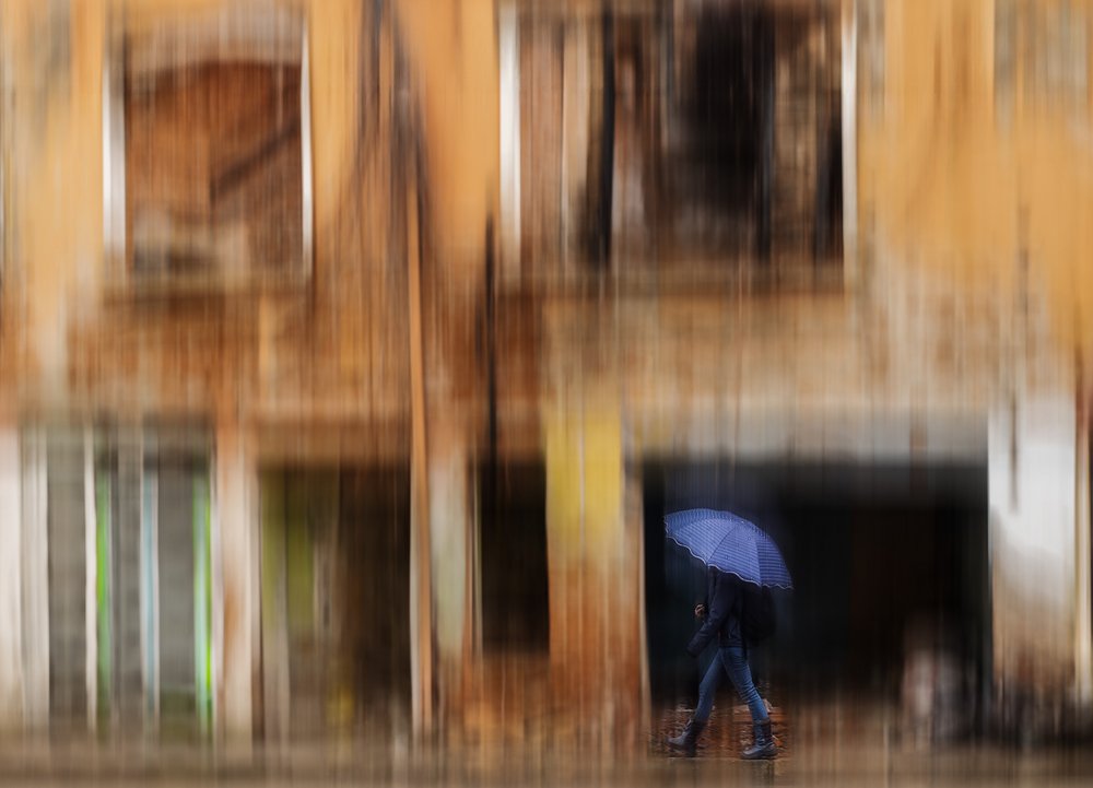 Blue Umbrella Rain
